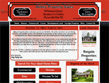 Tablet Screenshot of abbeypropertysales.com